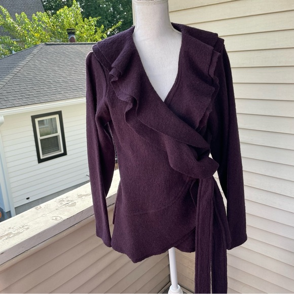 Fenn Wright Manson Sweaters - Fenn Wright Mason Wool Wrap Sweater Jacket Size XL